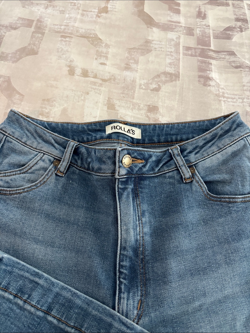 ROLLA'S Blue Flare Jeans - Picture 2 of 4